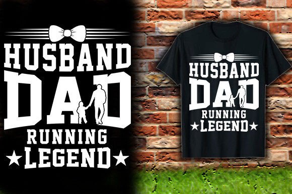 Celebrate the Running Dad: A T-Shirt Design That Tells a Story