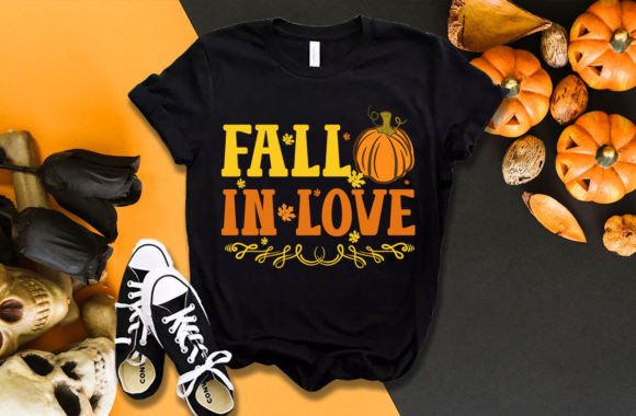 Fall in Love 2 Autumn: A T-Shirt Design for Cozy Branding