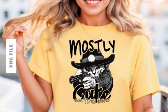 Mostly Cute T-shirt Design: Your Next Go-To for Charming Merchandise