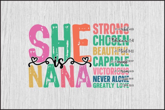 She is Nana Mama Gigi Svg Png Design: A Designer's Guide to Heartfelt Typography