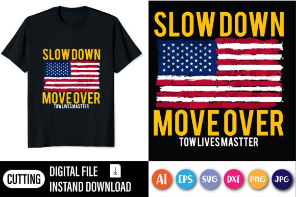 Slow Down Move Over: A T-Shirt Design for Road Safety Advocates