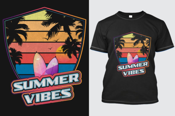 Summer T-shirt Design 20: Your All-in-One Vector Kit