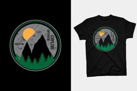 T SHIRT DESIGN - EXPLORE OUTDOOR: Fuel Your Creative Engine